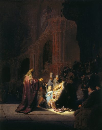 Simeon’s Song of Praise by Rembrandt van Rijn